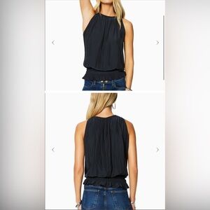 RAMY BROOK Sleeveless Lauren High Neck Tank Top